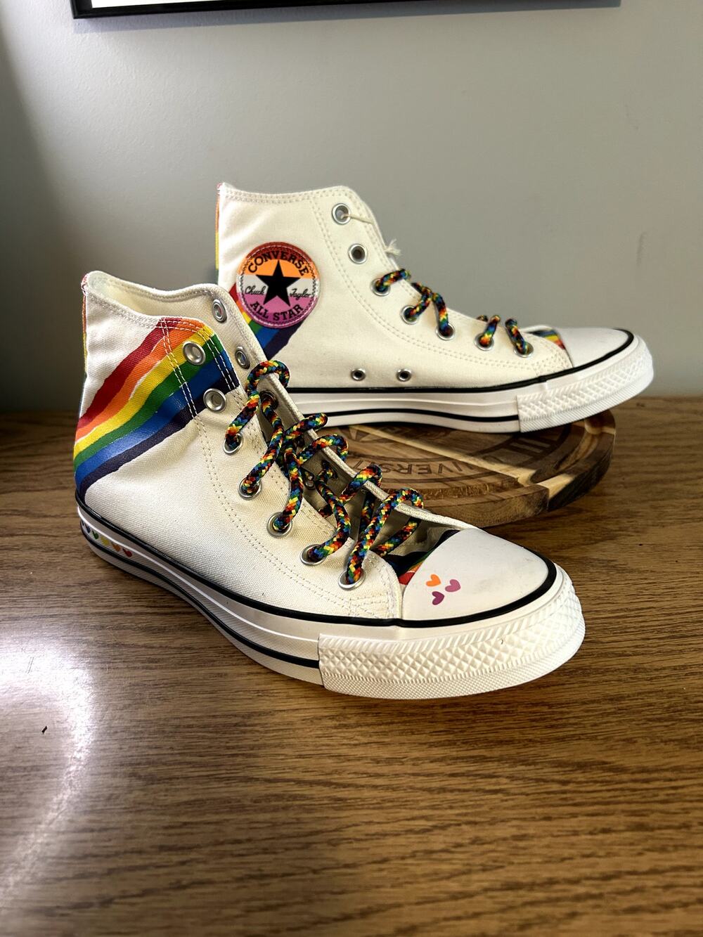 Converse Chuck Taylor All Star Pride LGBTQIA+ High Tops size 8/EU 39 NWT
